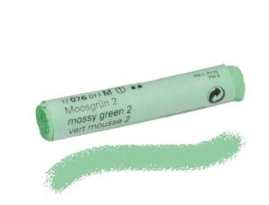 076M Mossy Green 2, pastel sucha Schmincke
