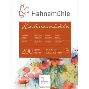 Hahnemuhle Watercolour Rought RGH 200g 20 ark - blok akwarelowy