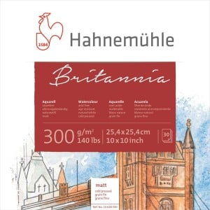 Britania Quatro Aquarell 300g Matt CP 30 ark - blok akwarelowy