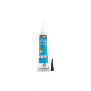 Vitrea 160 Outliner Transparent TURQUOISE 20ml - konturówka do szkła Pebeo