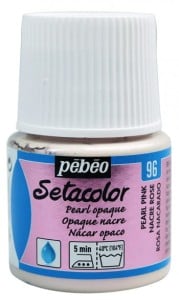 Pebeo Setacolor 45ml Pearl Pink - farba do tkanin