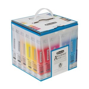 Akademie Acryl Color Value Pack 16x120ml - komplet farb akrylowych Schmincke