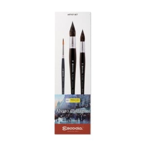 Escoda 8601 Alvaro Castagnet 2 - komplet pędzli