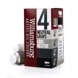 Neutral Gray Set 4x37ml - komplet farb olejnych Williamsburg