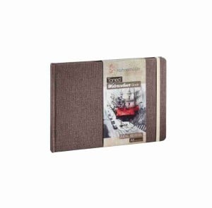 Toned Watercolour Book BEIGE 200g 30ark - album akwarelowy z barwionym papierem