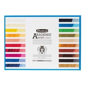 Akademie Acryl Color Special Set 20x40ml - komplet farb akrylowych Schmincke