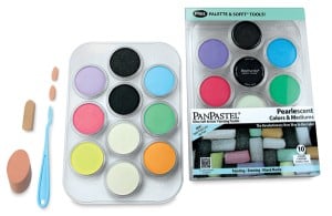 PanPastel Zestaw 10 HIGHLIGHTSG 6 kolorów perłowych + 4 media