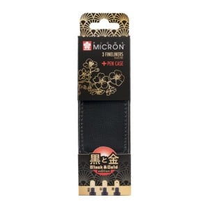 Pigma Micron Black Set 3 "Year of Sakura" - zestaw 3 cienkopisów (edycja limitowana)