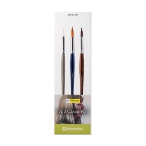 Escoda 8620 Ale Casanova Set 1 - komplet pędzli