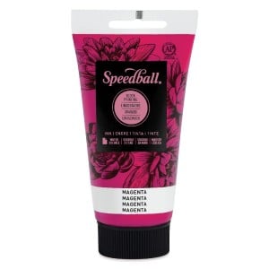 Speedball Water Soluble Block Ink MAGENTA - wodna farba graficzna