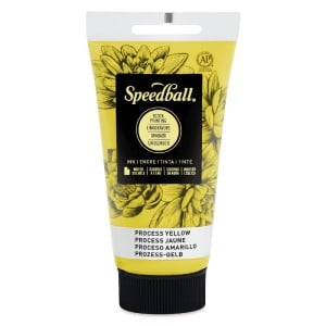 Speedball Water Soluble Block Ink PROCES YELLOW- wodna farba graficzna