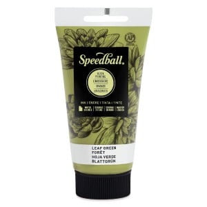 Speedball Water Soluble Block Ink Leaf Green - wodna farba graficzna