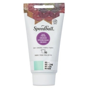 Speedball Fabric Block Printing Ink Mint - farba graficzna lino do tkanin