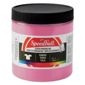 Speedball Fabric Screen Printing Ink Cotton Candy Pink - farba do sitodruku na tkaninach
