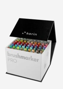 Brushmarker PRO "MegaBox" 60 kolorów+ 3 blendery - komplet markerów
