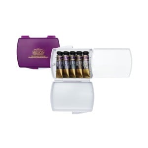 Mijello Mission Tourmaline 2 tone Granulation Set WINTER 5x15ml - komplet akwareli