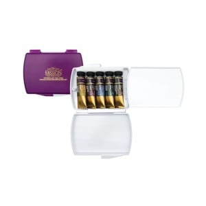 Mijello Mission Tourmaline 2 tone Granulation Set SUMMER 5x15ml - komplet akwareli