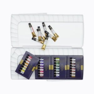 Mijello Mission Gold Silver Nano palette color set 36x7ml