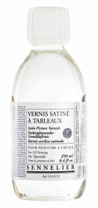 Sennelier Satin Painting Varnish - werniks błyszczący do malarstwa olejnego
