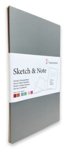 2 Szkicowniki Sketch&Note A6 Grey/Pink 125g 2 x 20ark - zestaw szkicowników