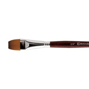 Pędzel Escoda Prado Syntetyczny soból s.1322 Flat - pędzel akwarelowy