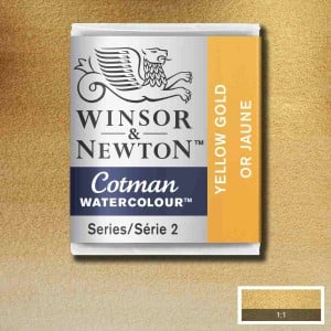 088 Yellow Gold, akwarela Cotman W&N