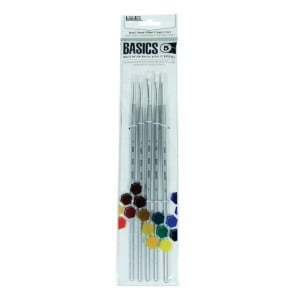 Liquitex Basics Brush Set 5 szt - komplet pędzli syntetycznych