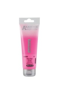 855 Neon Pink, Akademie Acryl Color Schmincke