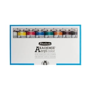 Akademie Acryl Color Set 8x60ml - komplet farb akrylowych Schmincke