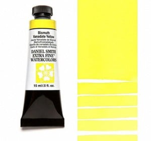 154 Bismuth Vanadate Yellow, akwarela Daniel Smith