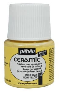 Ceramic 33 LIGHT YELLOW - farba do ceramiki