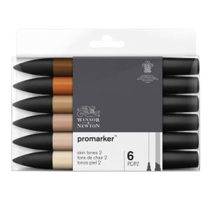 Promarker Skin Tones Set2 6szt  -komplet