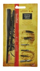 Speedball Pióro do kaligrafii - zestaw Sketching