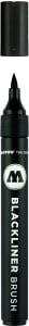 Molotow BLACKLINER BRUSH - cienkopis permanentny