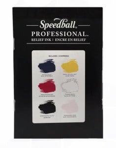 Speedball Professional Ink 6 kolorów - komplet farb graficznych