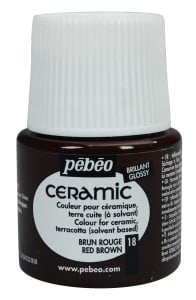 Ceramic 18 RED BROWN - farba do ceramiki