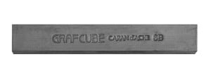 Caran d'Ache Grafcube 15mm 6B - grafit prasowany w sztabce