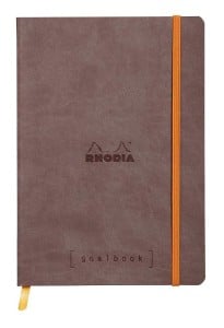 Notatnik RHODIA Goalbook A5 90g Chocolate, kratka