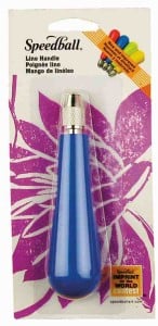 Speedball Lino Handle Niebieski - uchwyt do ostrzy do linorytu