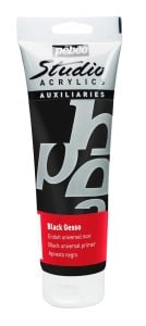 Studio Acrylic Black Gesso - grunt czarny