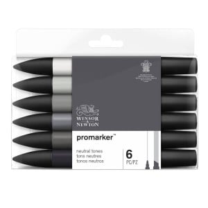 ProMarker Neutral Tones 6szt - komplet