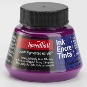 Speedball Tusz "Super Pigmented Acrylic Ink" Deep Purple 59 ml
