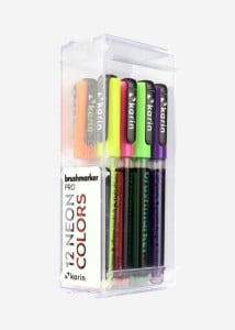 Brushmarker PRO "12 Neon colours" - komlet markerów