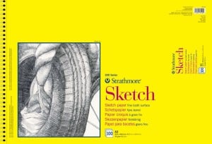Strathmore 300 series Sketching paper 74g 100 ark - blok do rysunku