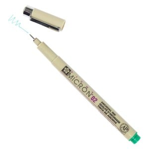 Cienkopis Pigma MICRON Green 02 - 0,3mm
