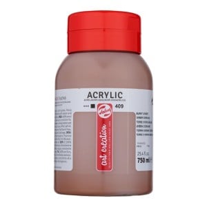 409 Burnt Umber, farba akrylowa Art Creation Talens 750ml