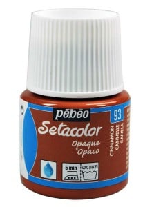 Pebeo Setacolor 45ml Cinnamon - farba do tkanin