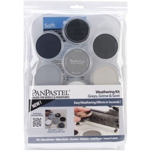 PanPastel Weathering Colors Greys, Grime&Soot - Zestaw
