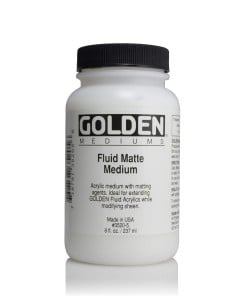 Golden Fluid Matte Medium Matowe