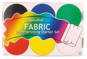 Speedball Fabric Screen Printing Set 6x118ml Basic - komplet farb do sitodruku na tkaninach